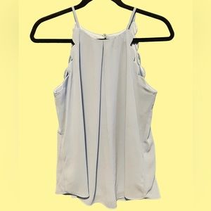 BCX light periwinkle blue tank size M